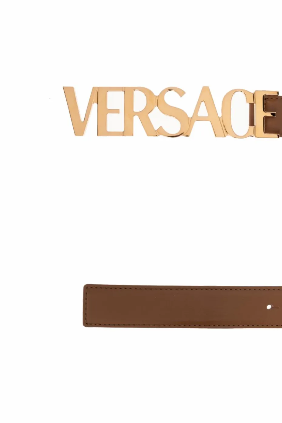 Versace BROWN Leather belt