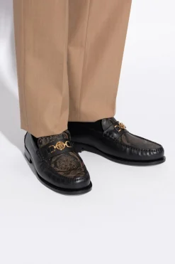 Versace BROWN Loafers type shoes