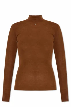 Versace BROWN Long-sleeve turtleneck