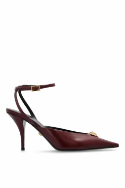 Versace BURGUNDY Heeled shoes
