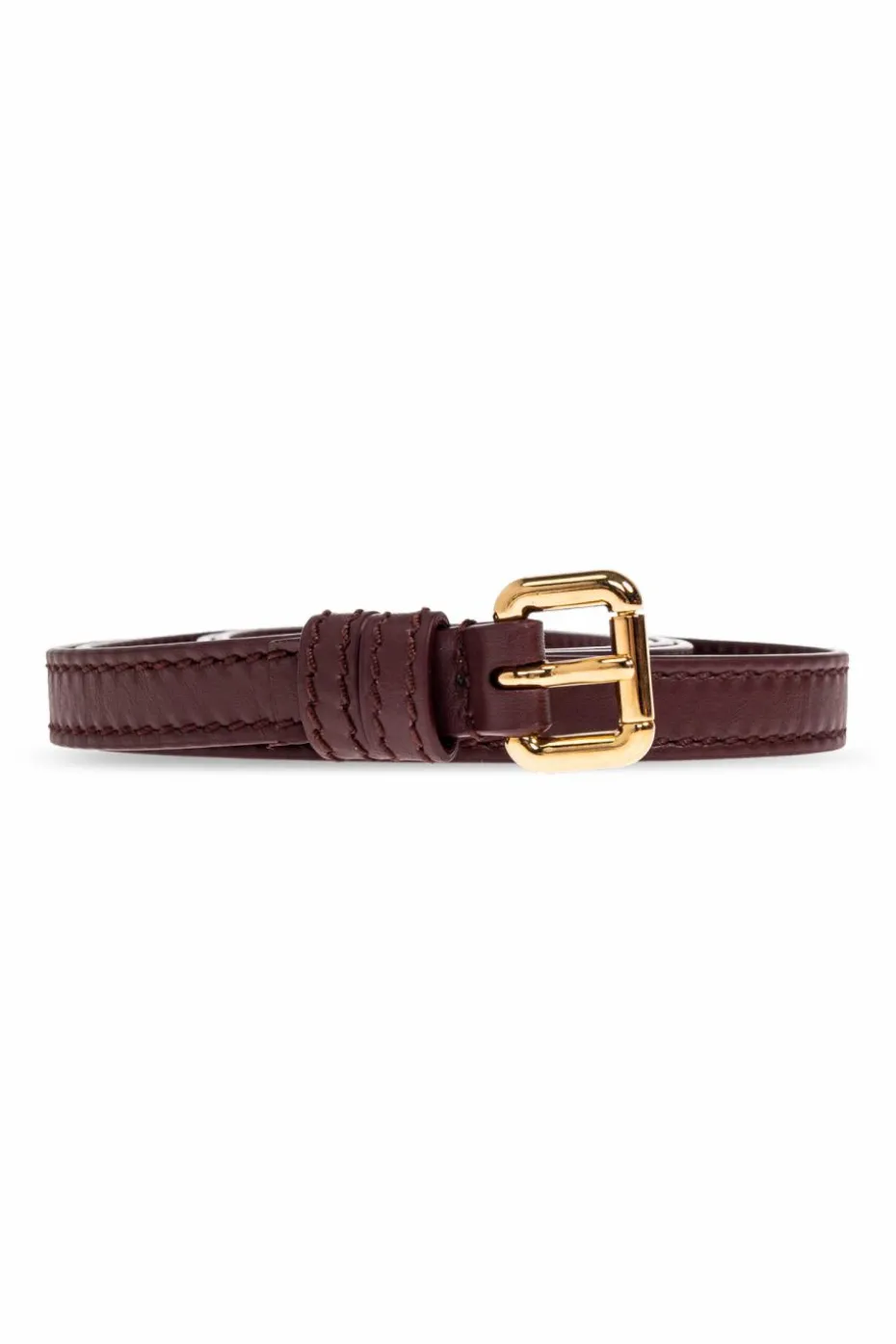 Versace BURGUNDY Shoulder bag `Virtus`