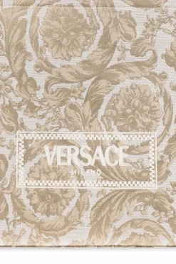 Versace cream ‘Athena Large’ shopper bag
