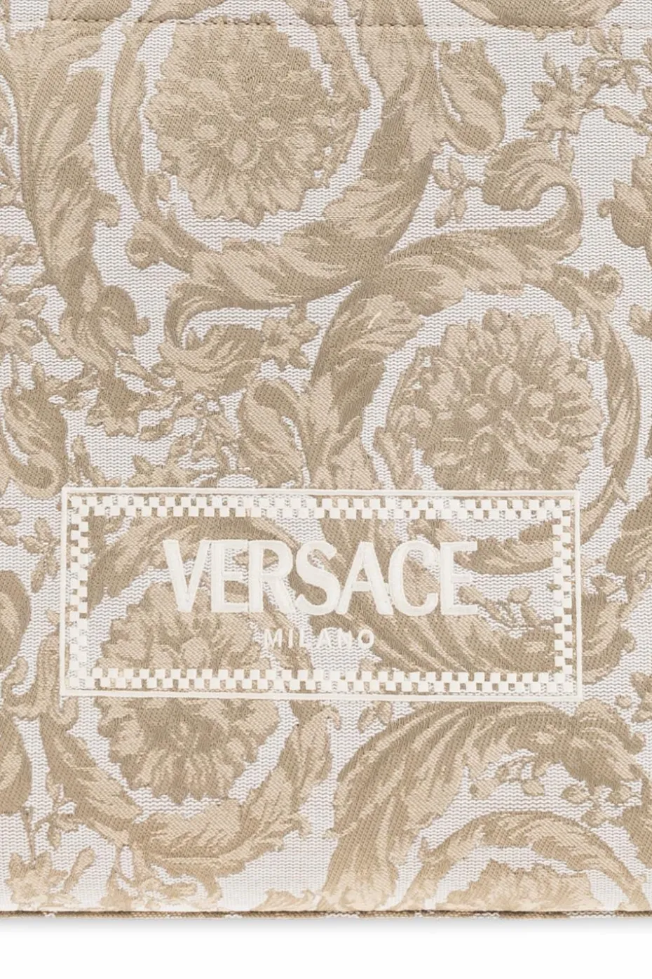Versace cream ‘Athena Large’ shopper bag