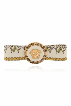 Versace cream Hair clip