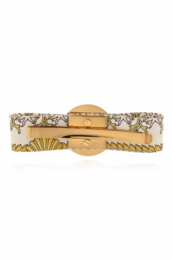 Versace cream Hair clip