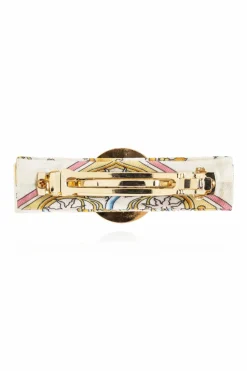 Versace cream Hair clip