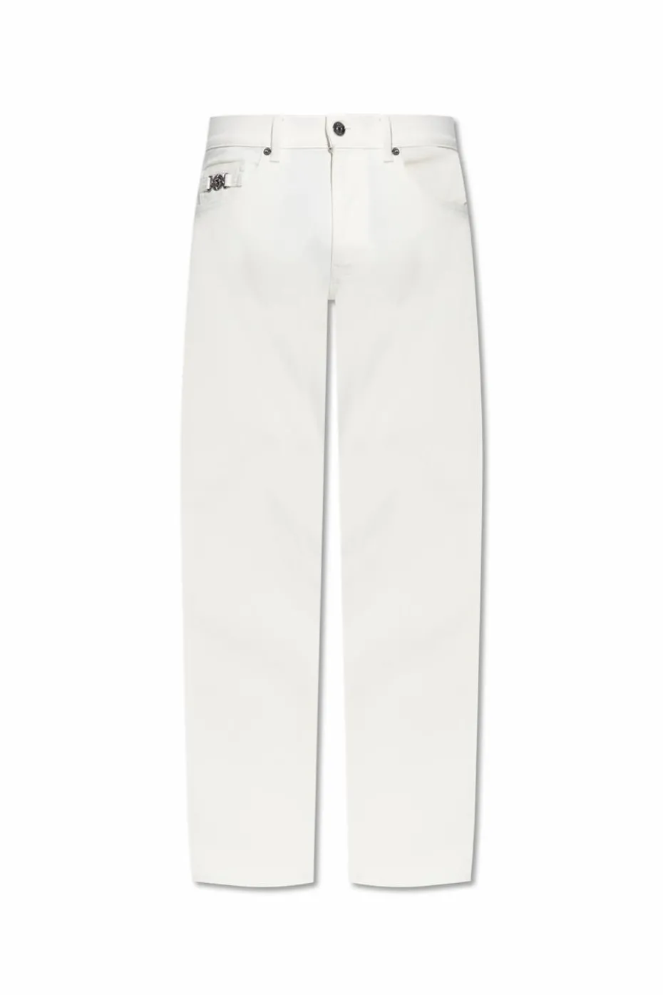 Versace cream Jeans with tapered legs