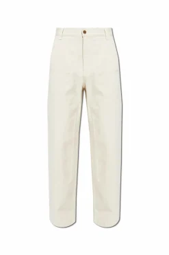 Versace cream Pants with multiple pockets
