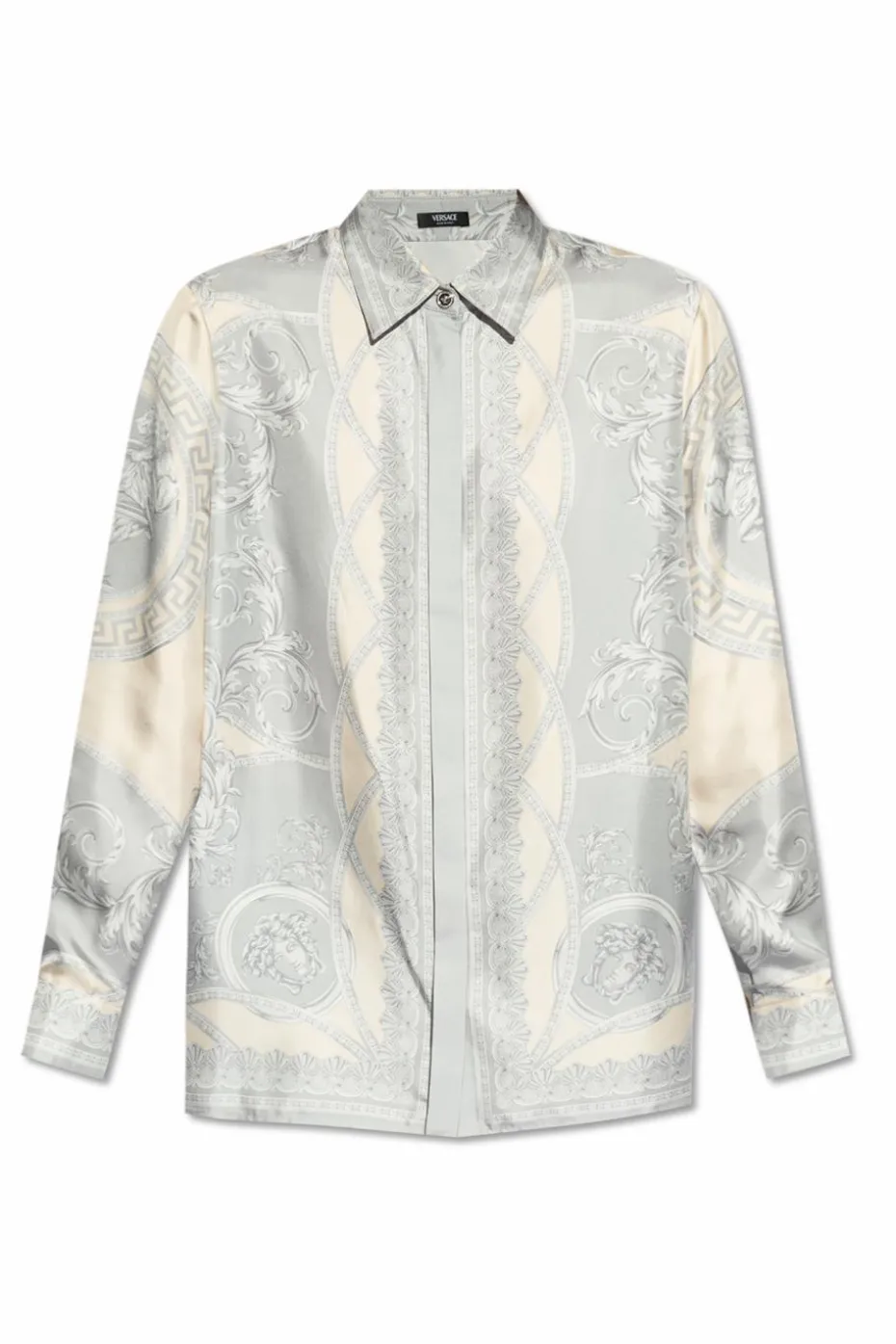 Versace cream Silk shirt