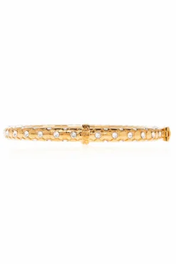 Versace GOLD Bracelet with shimmering crystals