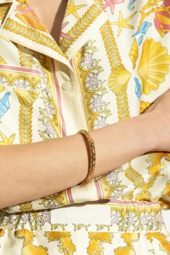 Versace GOLD Bracelet with shimmering crystals