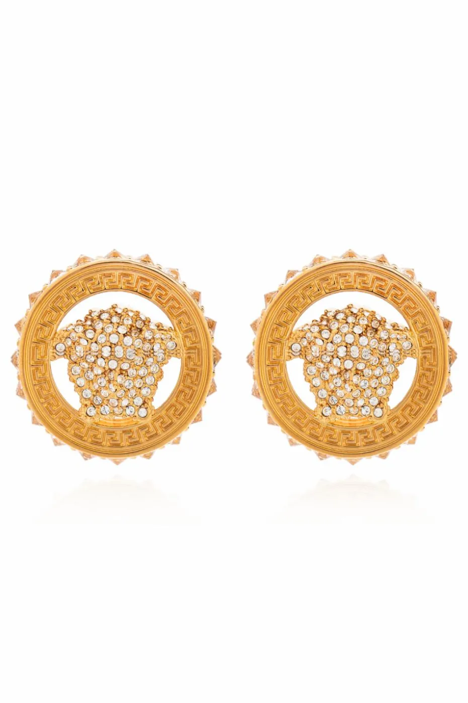 Versace GOLD Earrings with logo