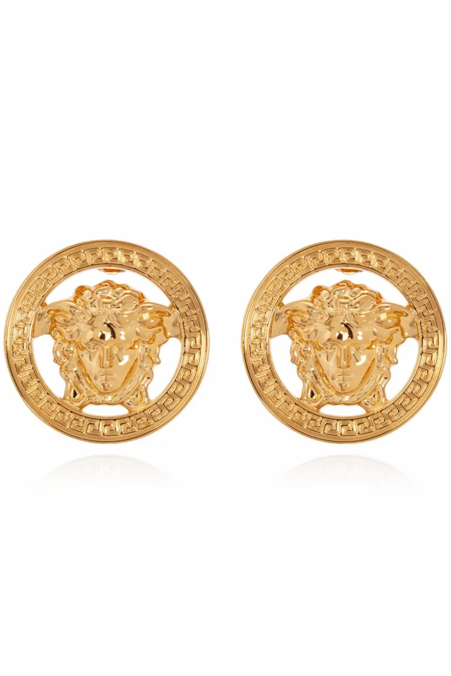 Versace GOLD Earrings with logo