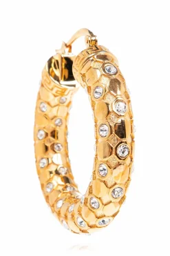 Versace GOLD Earrings with shimmering crystals