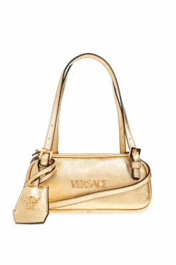 Versace GOLD Handbag `Tag Bowling Mini`