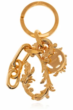 Versace GOLD Keychain with charms