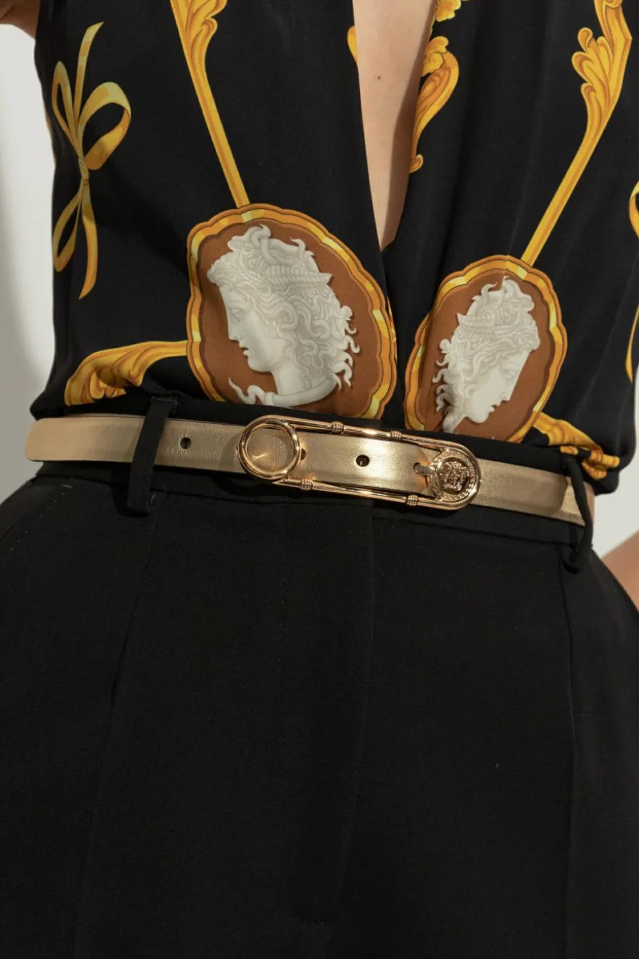 Versace GOLD Leather belt