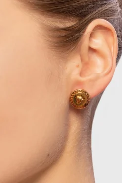 Versace GOLD Medusa earrings
