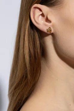 Versace GOLD Medusa face earrings