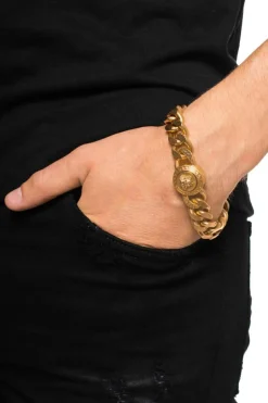 Versace GOLD Medusa head bracelet