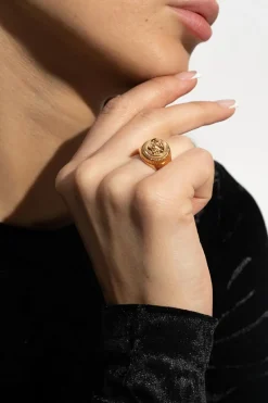 Versace GOLD Medusa head ring