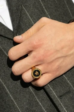 Versace GOLD Medusa head ring