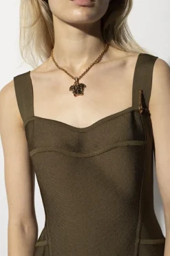 Versace GOLD Medusa head necklace