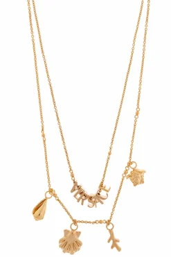 Versace GOLD Necklace with charms
