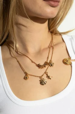 Versace GOLD Necklace with charms