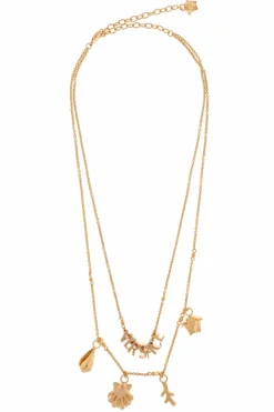 Versace GOLD Necklace with charms
