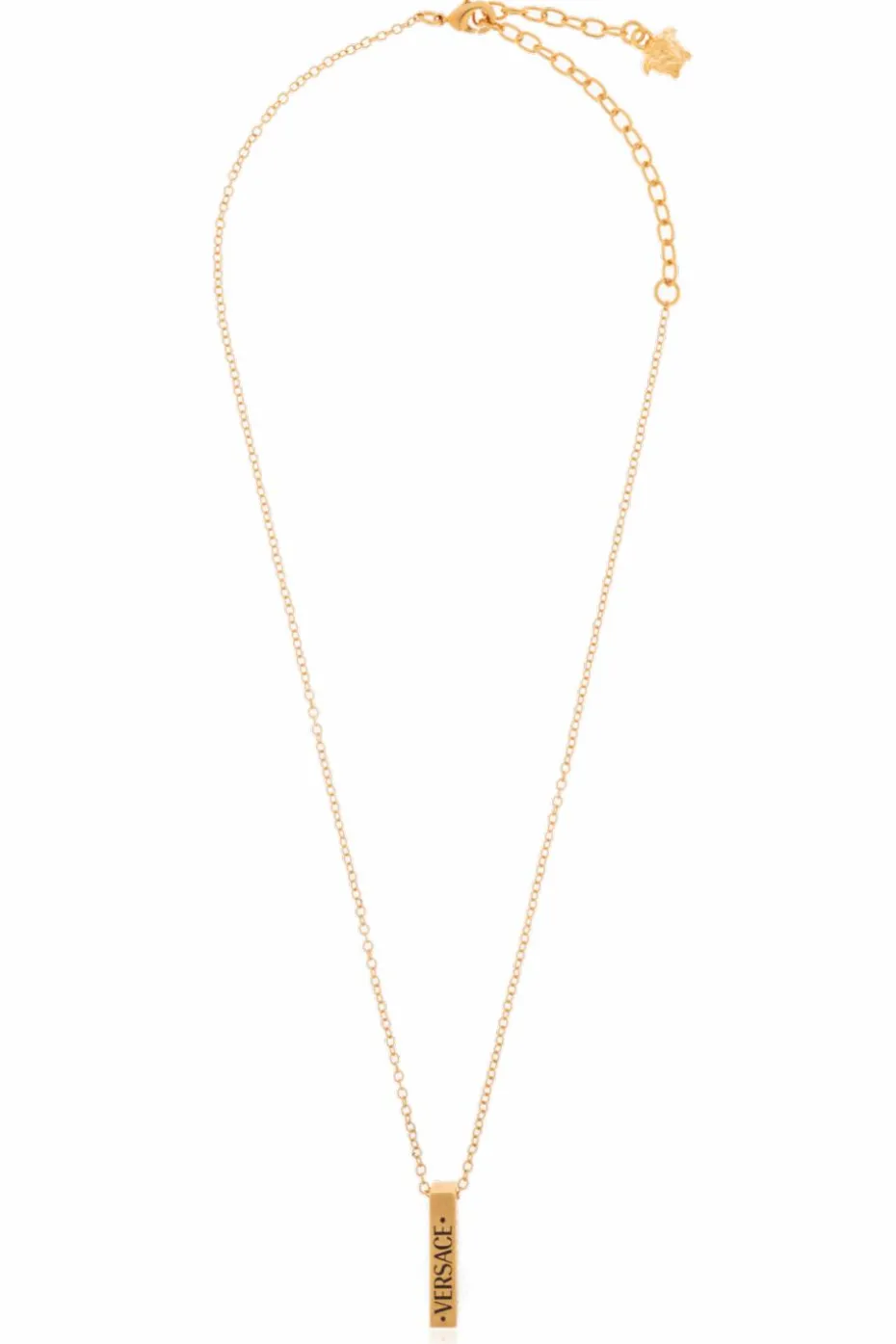 Versace GOLD Necklace with a pendant with logo
