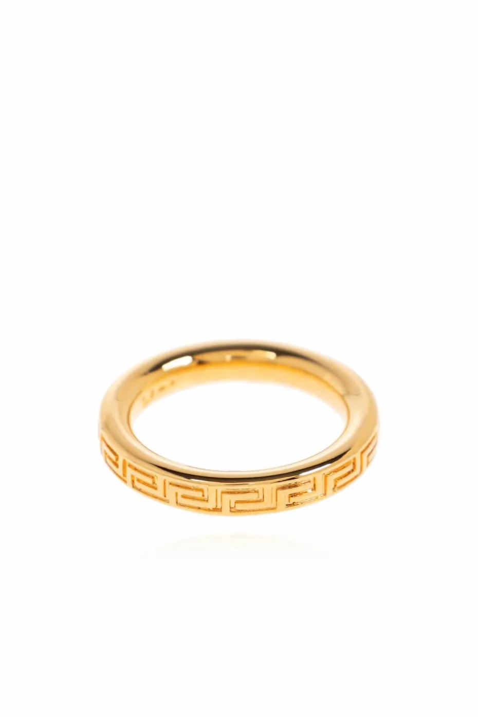 Versace GOLD Ring with engraved pattern