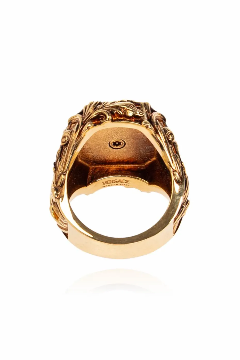 Versace GOLD Ring with Medusa head motif