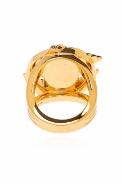 Versace GOLD Ring with Medusa head motif