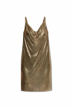 Versace GOLD Sequin dress with straps