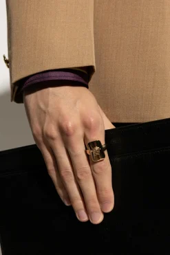 Versace GOLD Signet ring with Medusa head