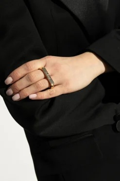 Versace GOLD Two-finger ring