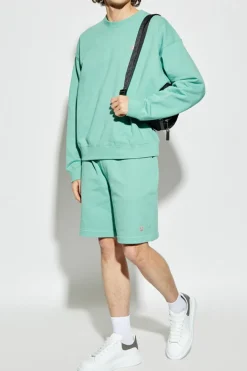 Versace GREEN Shorts with patch
