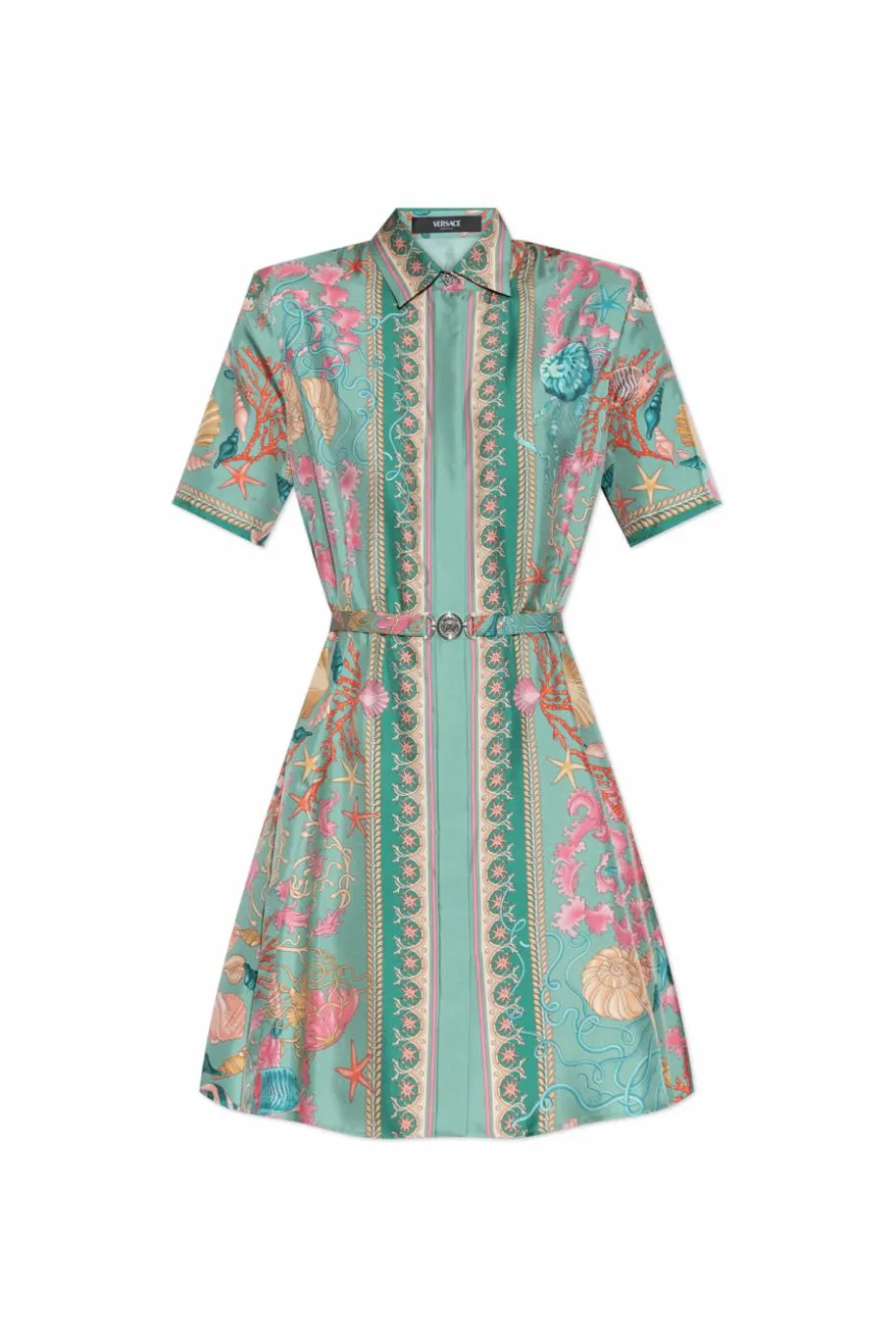 Versace GREEN Silk dress