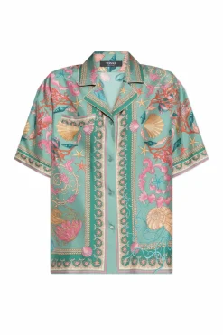 Versace GREEN Silk shirt