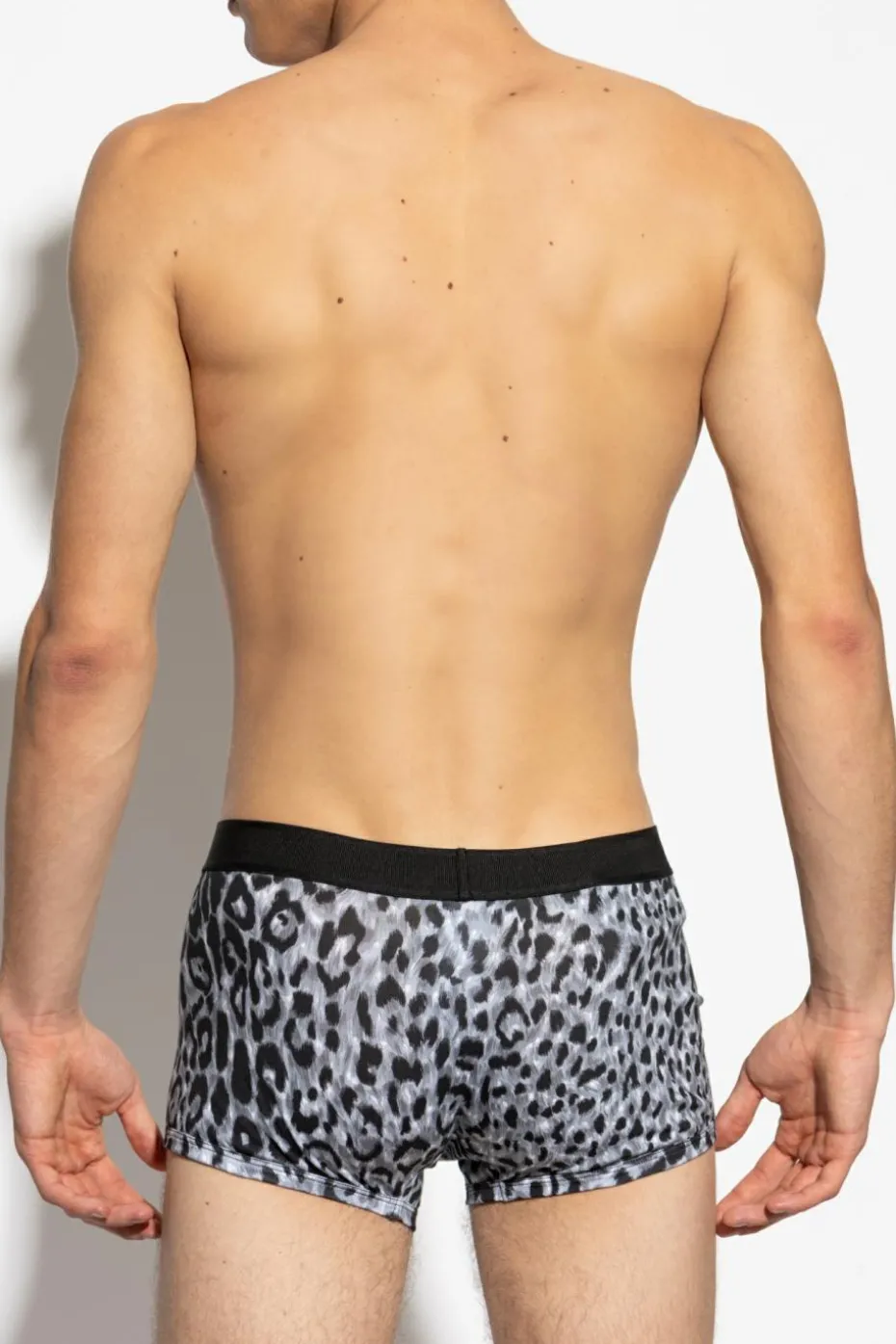 Versace GREY Animal print boxer briefs