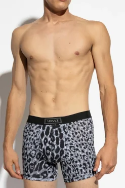 Versace GREY Animal print boxers