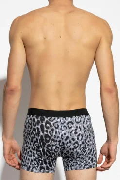 Versace GREY Animal print boxers