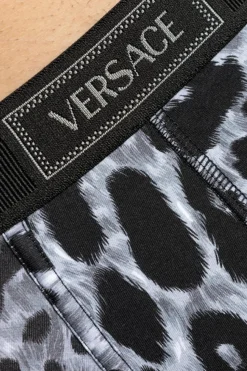 Versace GREY Animal print boxers