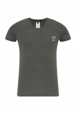 Versace GREY Cotton underwear t-shirt