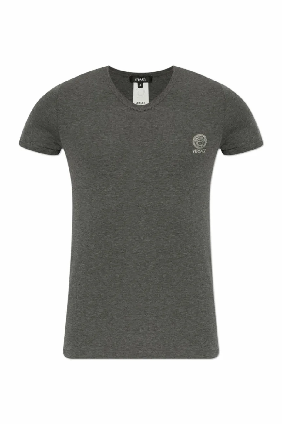 Versace GREY Cotton underwear t-shirt