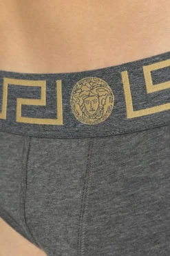 Versace GREY Logo briefs