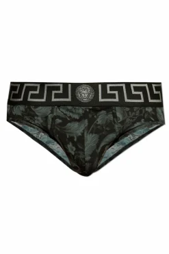 Versace GREY Patterned jockstraps