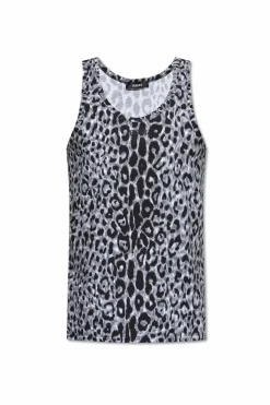 Versace GREY Top with animal motif