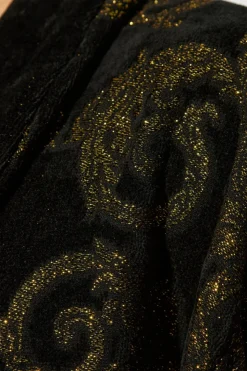 Versace Home BLACK Bathrobe with logo